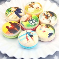 Макаруны с фото и надписями