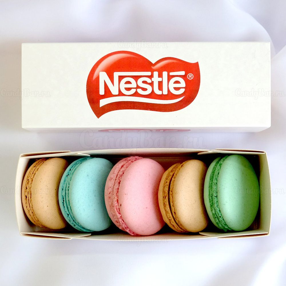 Сладкий подарочный набор от Nestle - брендирование упаковки