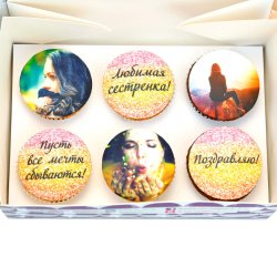 Капкейки с фото и надписями