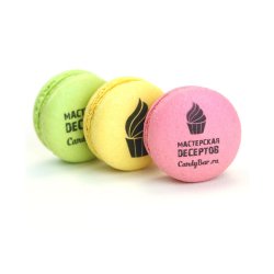 Макаруны с логотипом