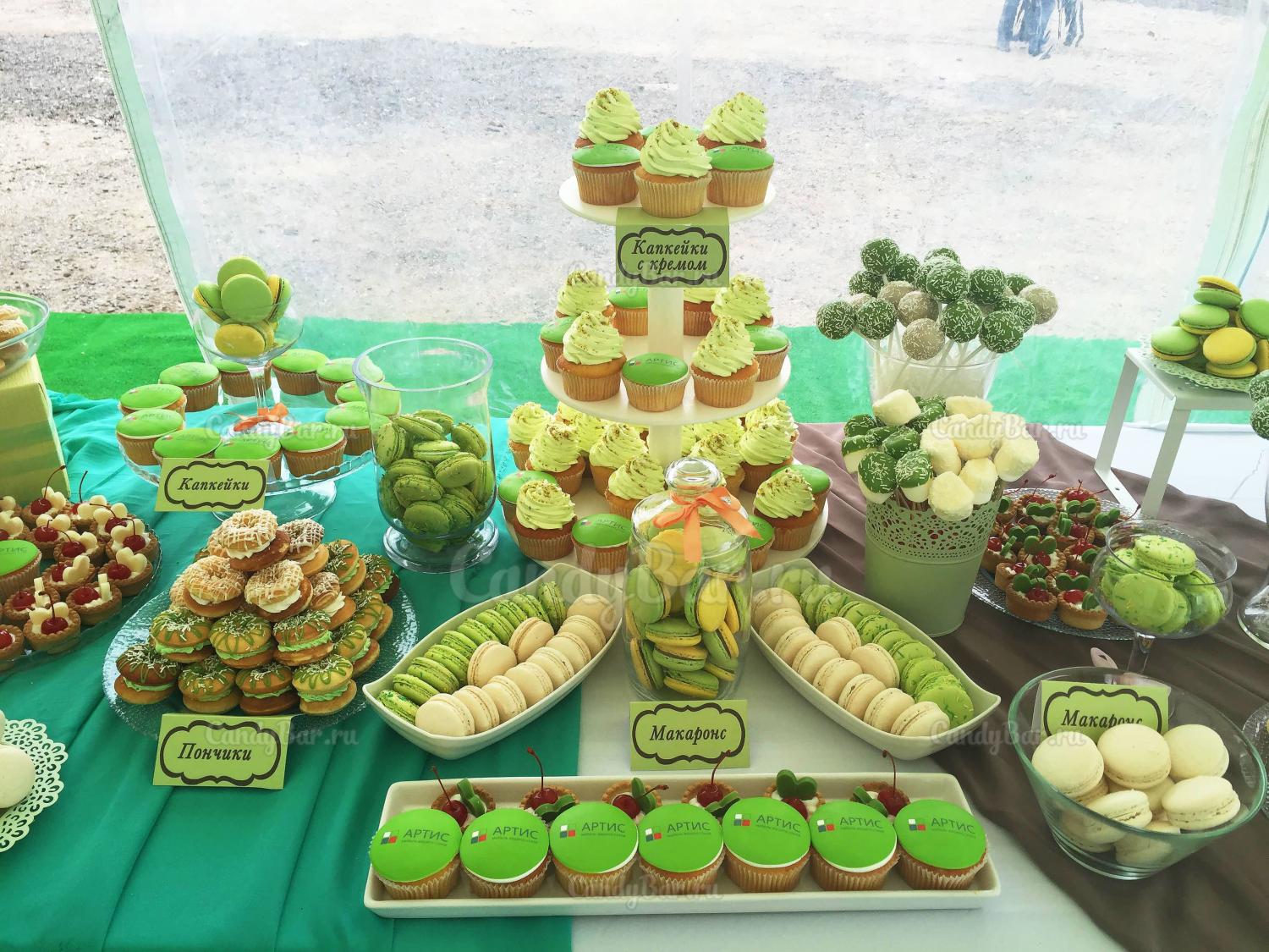 Выездной кэнди бар на корпоратив для сотрудников компании