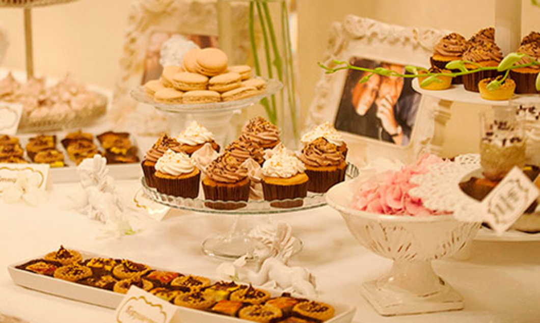 Кэнди бар на день рождение в стиле рустик