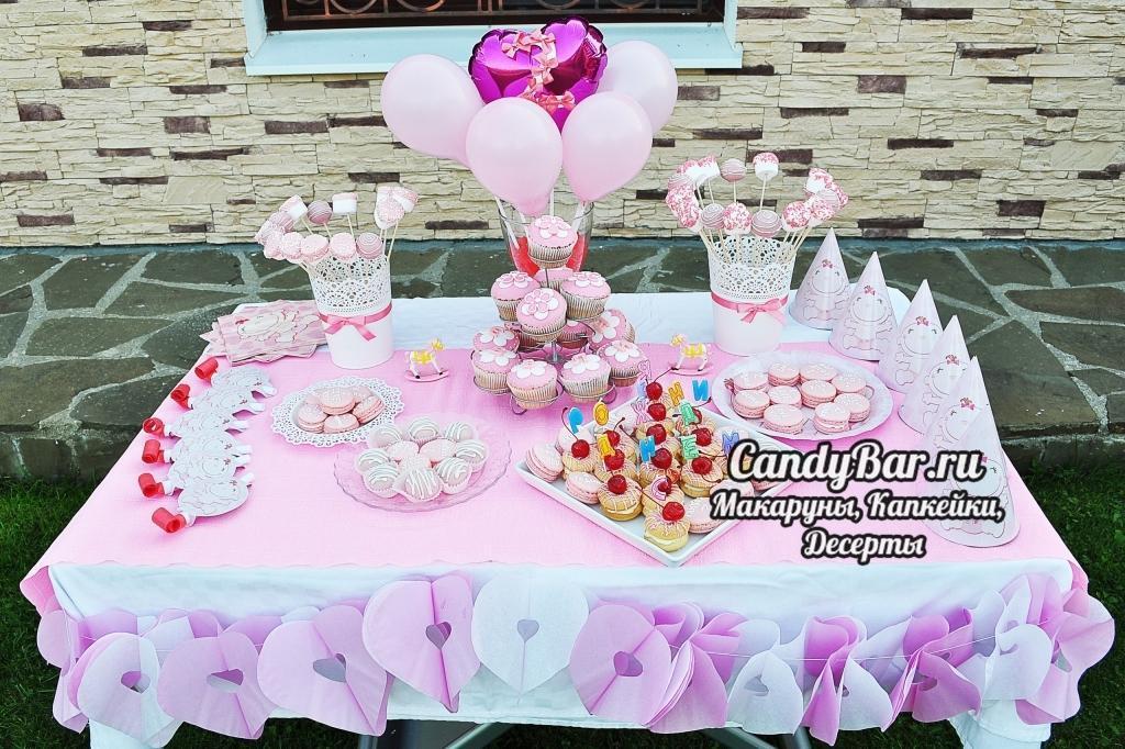 Розовый кэнди бар для принцессы