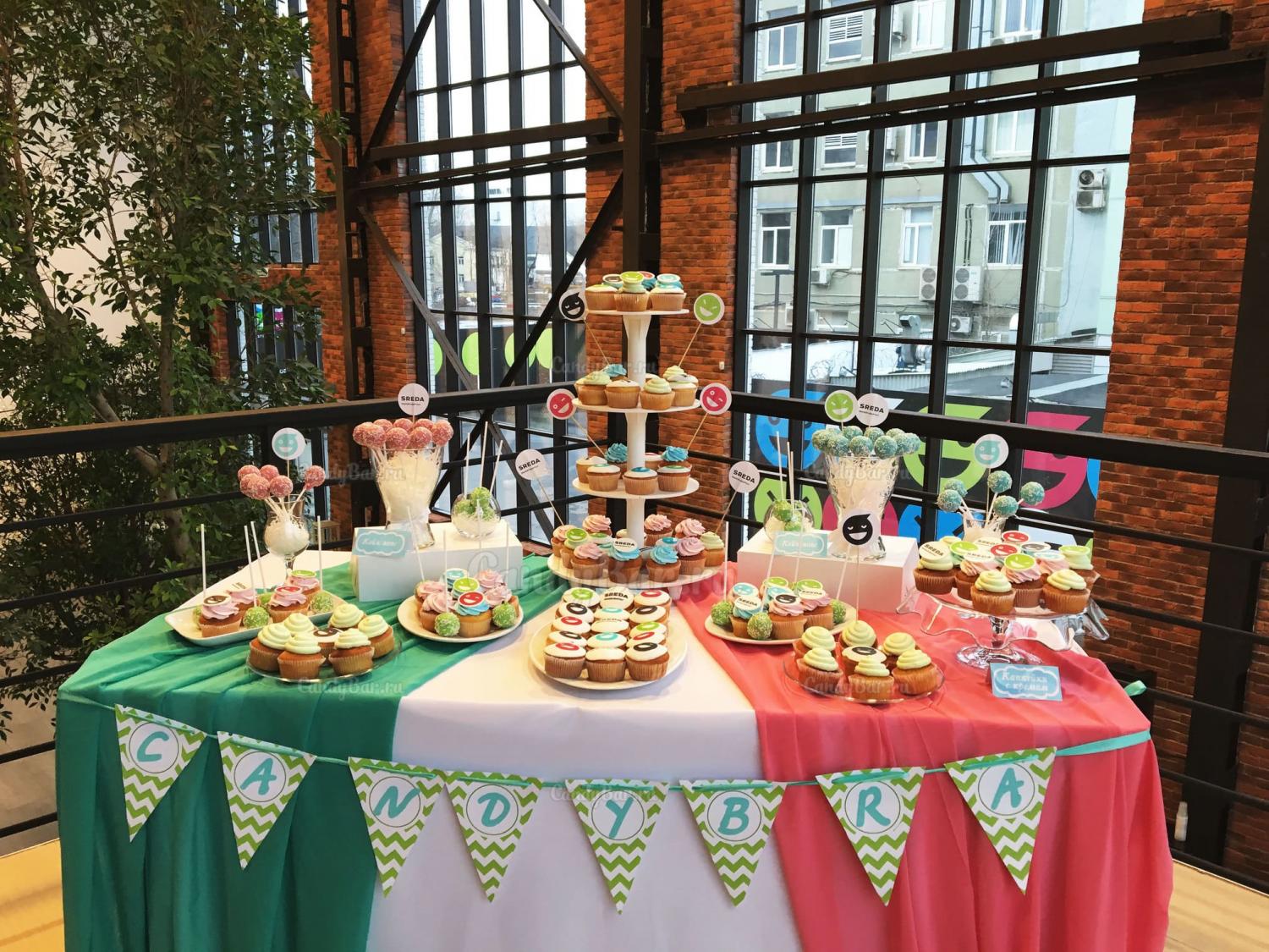 Сладкий стол на презентацию ЖК Среда