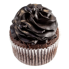 Капкейк Шоколад с черным кремом