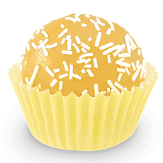 Кейк-боллы желтые апельсиновые