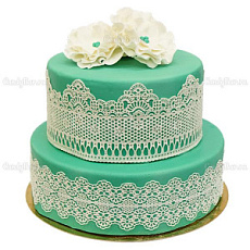 Торт Тиффани с кружевом