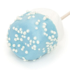 Маршмеллоу (зефир) в светло-голубой глазури