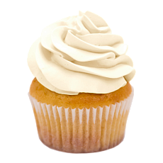 Капкейк Ваниль с ванильным кремом (белый)