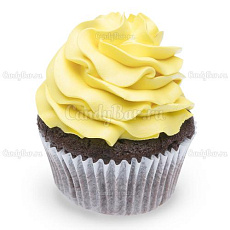Капкейк Шоколад и Дыня (желтый)