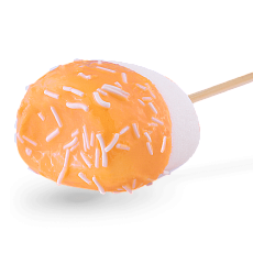 Маршмеллоу (зефир) в оранжевой глазури