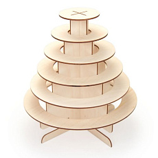 Пирамида 6 ярусов без десертов (55 макарун)