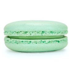 Макаруны светло-зеленые мятные