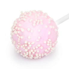 Кейк-попсы нежно-розовые малиновые