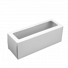 Коробка 5 макарун белая (вертикально)