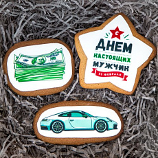 Набор печенья "На 23 февраля", 3 шт