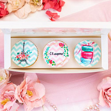 Капкейки "Французский поцелуй" - 3 шт.