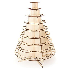 Пирамида 9 ярусов без десертов (100 макарун вертикально)