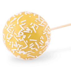 Кейк-попсы желтые апельсиновые