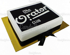 Торт с логотипом Orator club