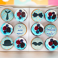 Капкейки для любимого 12 шт