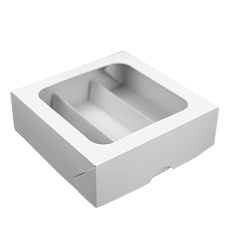 Коробка МГК 9-15-18 макарун белая