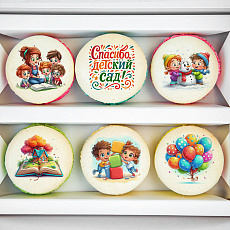 Набор макаронс "Спасибо детский сад" 6 шт