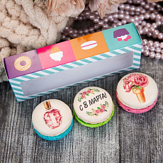 Макаруны "Сладкий пион" - 3 шт