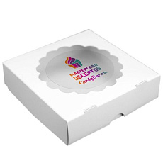 Прозрачная наклейка на заказ