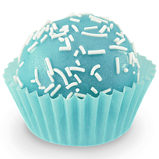 Кейк-боллы голубые кокосовые