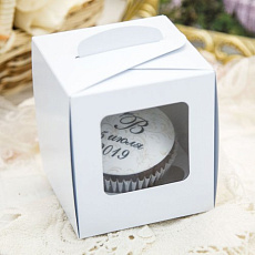 Свадебный капкейк в коробочке