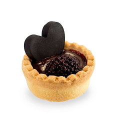 Корзиночка с кремом черная