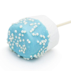 Маршмеллоу (зефир) в голубой глазури