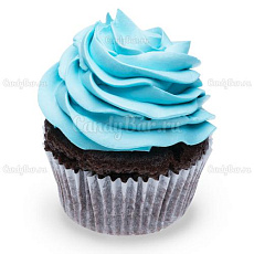 Капкейк Шоколад и Кокос (голубой)