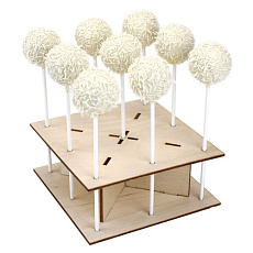 Кейк-попсы на подставке - 9 шт.