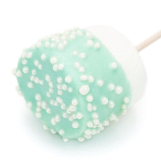 Маршмеллоу (зефир) в светло-зеленой глазури