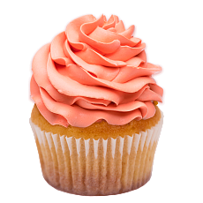 Капкейк Ваниль и Апельсин (оранжевый)