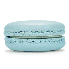 Макаруны бледно-голубые сливочные