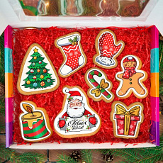 Набор новогоднего печенья №8