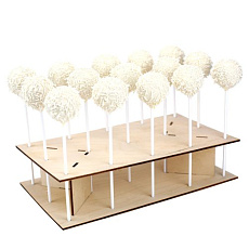 Кейк-попсы на подставке - 15 шт.