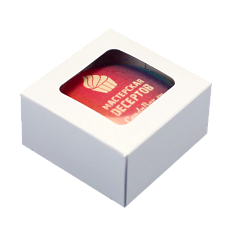 Коробка 1 макарун белая