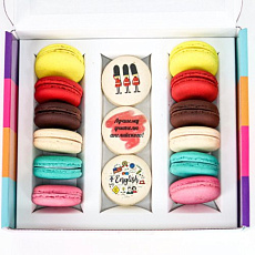 Набор макаронс "Учителю английского" 15 шт