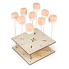 Маршмеллоу на подставке - 9 шт.