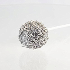 Кейк-попсы ванильные серебряные