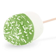 Маршмеллоу (зефир) в салатовой глазури